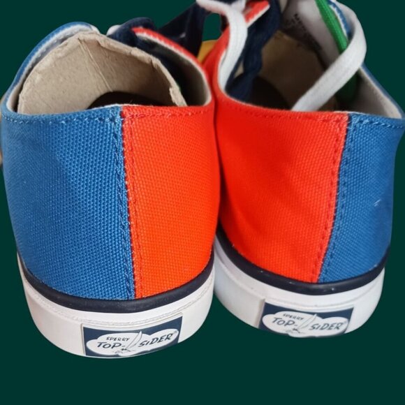 XSperry Top-Sider Noah Mens Colorblock Canvas Sneakers Size 6M multicolors - Picture 2 of 9